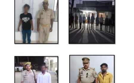 Hardoi:  खुली जगहों पर शराब पीने के मामले में 65 हिरासत में, 90 स्थानों पर 983 संदिग्धों को चेक किया