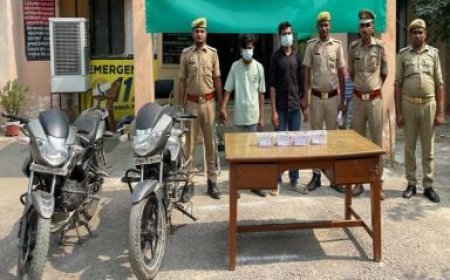 Hardoi: मोबाइल चोरी के मामले में 2 हिरासत में