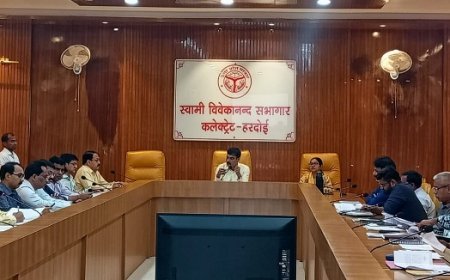 Hardoi News: जिलाधिकारी की अध्यक्षता में हुई दिशा की बैठक की तैयारी बैठक, दिए आवश्यक निर्देश।  
