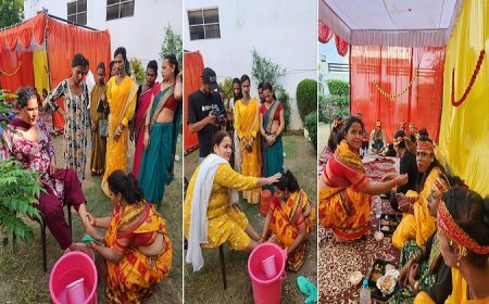 किन्नर पूजन-भोज की दिखी 'गरिमामयी' परंपरा- सनातन परंपरा में किन्नरों को उपदेवता माना गया हैः गरिमा सिंह 