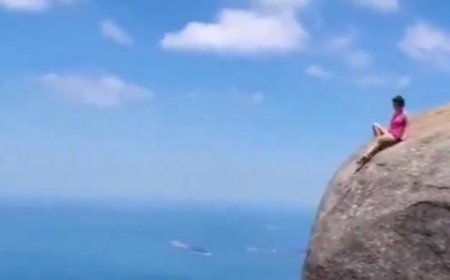 Viral News: महिला ने बनाई बेहद खतरनाक रील, एक कदम सरकने पर दिखता मौत का नजारा।