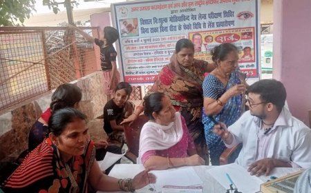 Kanpur News: बाबा महाकालेश्वर धाम मंदिर बर्रा मे लगा फ्री नेत्र शिविर,13 मोतियाबिन्द मरीजो का 21 अक्टूबर को फ्री आपरेशन होगा। 