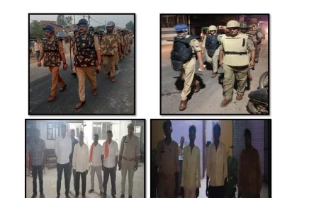 Hardoi: सार्वजनिक स्थानों पर शराब पीने वालों पर हुयी कार्रवाई, 63 हिरासत में, 09 को हिदायत देकर छोड़ा