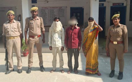 Hardoi: दहेज की मांग को लेकर महिला की हत्या के मामले में 3 गिरफ्तार