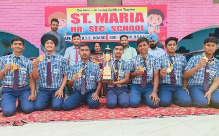 Uttarakhand News: सेंट मारिया स्कूल  बाजपुर ने उत्तराखंड स्टेट गेम्स में अंडर-14 कबड्डी में जीता स्वर्ण पदक। 