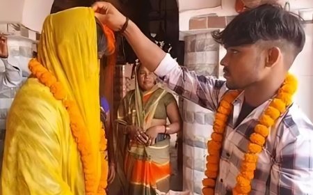 Mau: करवाचौथ पर विवाहिता ने प्रेमी संग विवाह रचाया, वीडियो वायरल, पुलिस जांच में जुटी