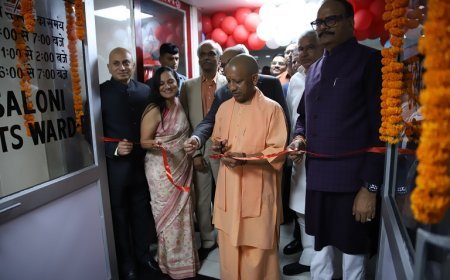 सीएम योगी ने एसजीपीजीआई में 1,147 करोड़ की विभिन्न परियोजनाओं का किया लोकार्पण व शिलान्यास।