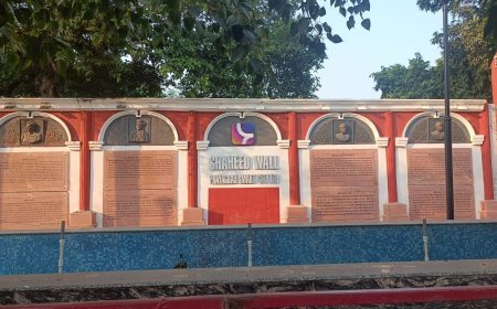 महाकुंभ -2025: प्रयागराज शहर में 3.50 करोड़ की लागत से 'शहीद वॉल' बनकर तैयार