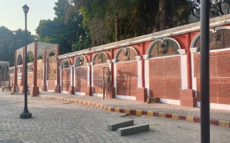 Maha Kumbh -2025: The 108-meter-long memorial, dedicated to 29 unsung martyrs, is likely to be inaugurated soon