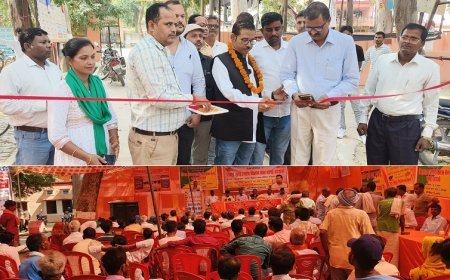 Hardoi News: कृषक जागरूकता गोष्ठी/प्रदर्शनी का किया गया आयोजन।