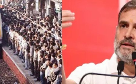 Political News: यात्रियों को हो रही परेशानी को लेकर राहुल गांधी ने रेलवे पर उठाए सवाल।