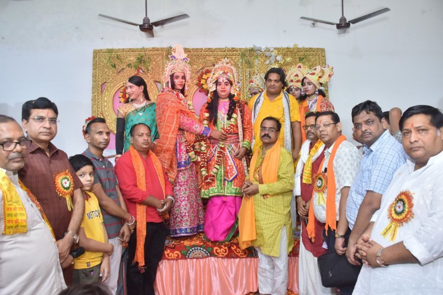 Deoband : श्री राम मंडल सेवा ट्रस्ट ने राम बारात और जानकी विवाह का मंचन किया