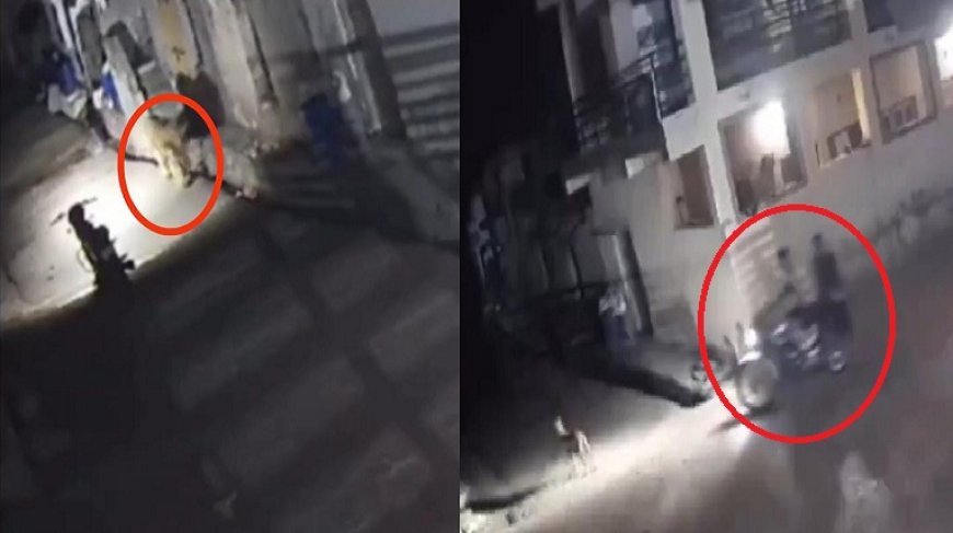 Viral News: बाइक से जा रहे थे दो लड़के तभी दिखा कुछ ऐसा, जान बचा कर भागना पड़ा, कैमरे में कैद घटना...