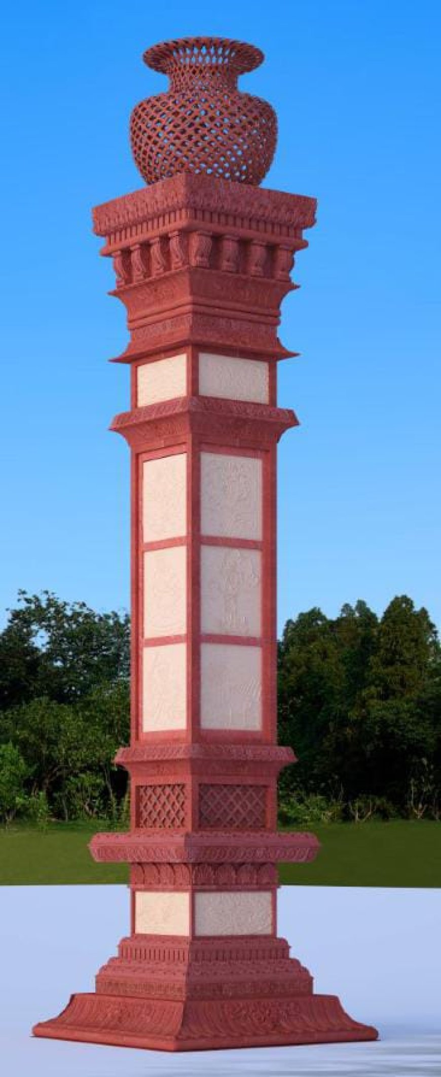 महाकुंभ-2025: 21 करोड़ के बजट से हो रहा है दीप्तिमान प्रकाश स्तंभों का निर्माण