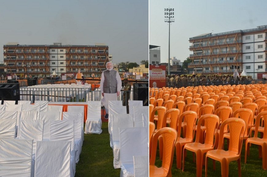 Varanasi News: पीएम मोदी के स्वागत के लिए तैयार  काशी, भगवा रंग में रंगी सड़कें व चौराहे, विभिन्न परियोजनाओं का करेंगे लोकार्पण-शिलान्यास, होगी  जनसभा। 