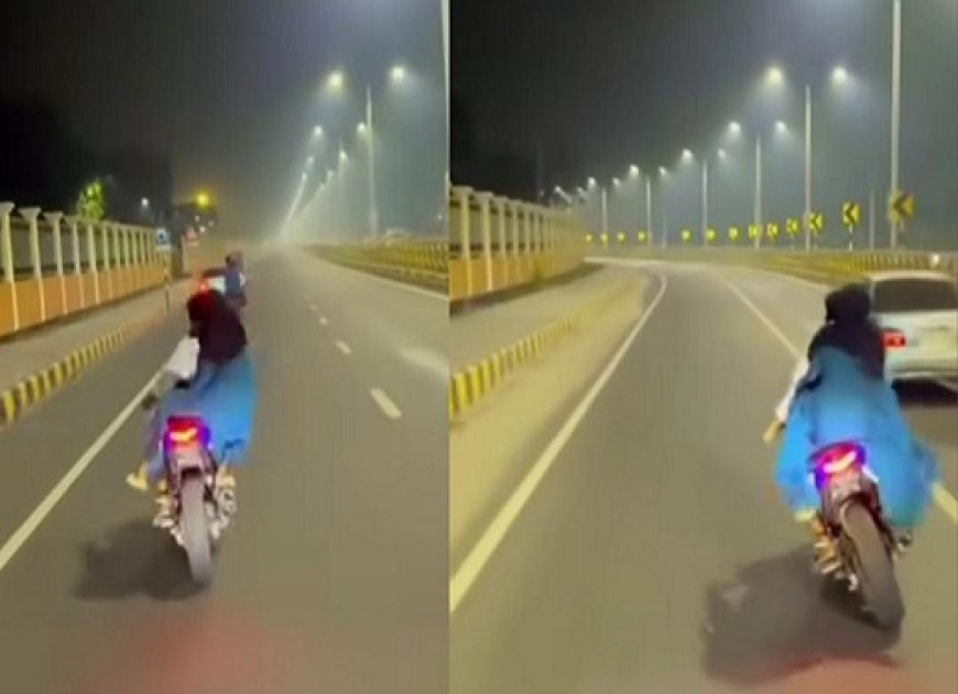 Viral News: अब बाइक पर बैठने से पहले सौ बार सोचेगी ये लड़की, वीडियो देखने के बाद जान जाएंगे आप...