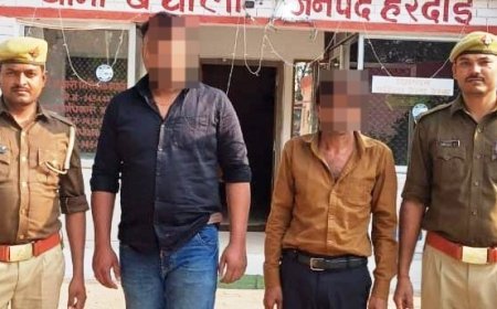 Hardoi News: गाली-गलौज व मारपीट के मामले में 2 गिरफ्तार
