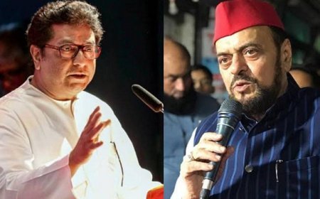 Political News: राज ठाकरे को अबू आजमी ने दी चेतावनी, बोले- हिम्मत हो तो पहले पुलिस हटाए फिर हटाकर दिखाएं लाउडस्पीकर।