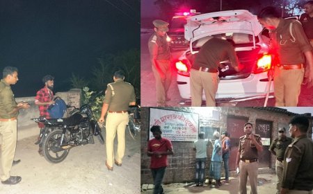 Ballia News: मादक पदार्थों के विरूद्ध चलाये गये ऑपरेशन प्रहार के तहत सभी थानों द्वारा कि गई सघंन चेकिंग