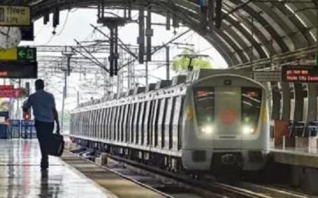 Delhi: दिल्ली मेट्रो स्टेशन पर मच गई चीख-पुकार, स्टेशन से कूदकर युवक ने दी जान।