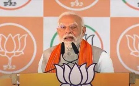 Political News: पीएम मोदी ने जनसभा में जनता से किया आग्रह, हम एक रहेंगे तो सेफ रहेंगे।
