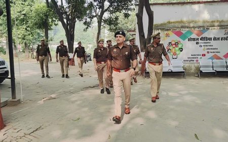 Hardoi News: एसपी ने पुलिस कार्यालय का आकस्मिक निरीक्षण किया