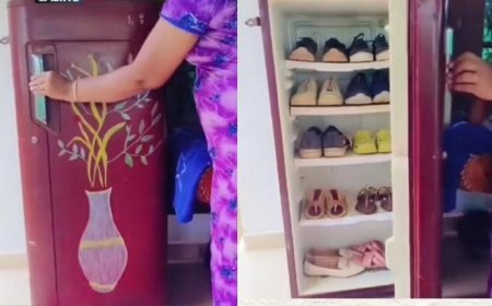 Viral News: खराब फ्रिज के साथ आंटी ने की ऐसी जुगाड़, देखने वाले रह गए दंग।