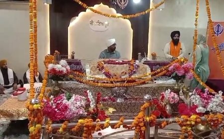 Sambhal News: धूमधाम से मनाया गया गुरु नानक देव जी का 555 वां प्रकाश पर्व।