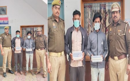 Deoband News: अवैध हथियारों के साथ दो युवक गिरफ्तार, बिना लाइसेंस की पिस्टल, रिवाल्वर और कारतूस बरामद। 