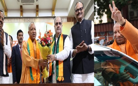 Lucknow News: समर्पित कार्यकर्ताओं के अथक परिश्रम का सुफल है डबल इंजन सरकार की जीत- योगी 