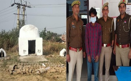 Bijnor News: माहौल बिगड़ने के लिए तोड़ा हिन्दू धार्मिक स्थल, पुलिस ने जेहादी शहानवाज को गिरफ्तार किया।