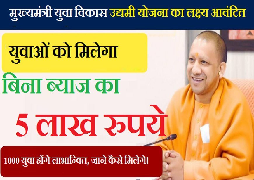 Hardoi News: मुख्यमंत्री युवा विकास उद्यमी योजना का लक्ष्य आवंटित, 1000 युवा होंगे लाभान्वित।