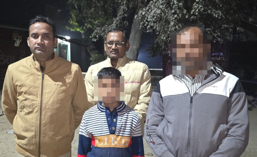 Hardoi News: गुमशुदा बच्चे को पुलिस ने 8 घंटे में खोजकर पुलिस को सौंपा। 