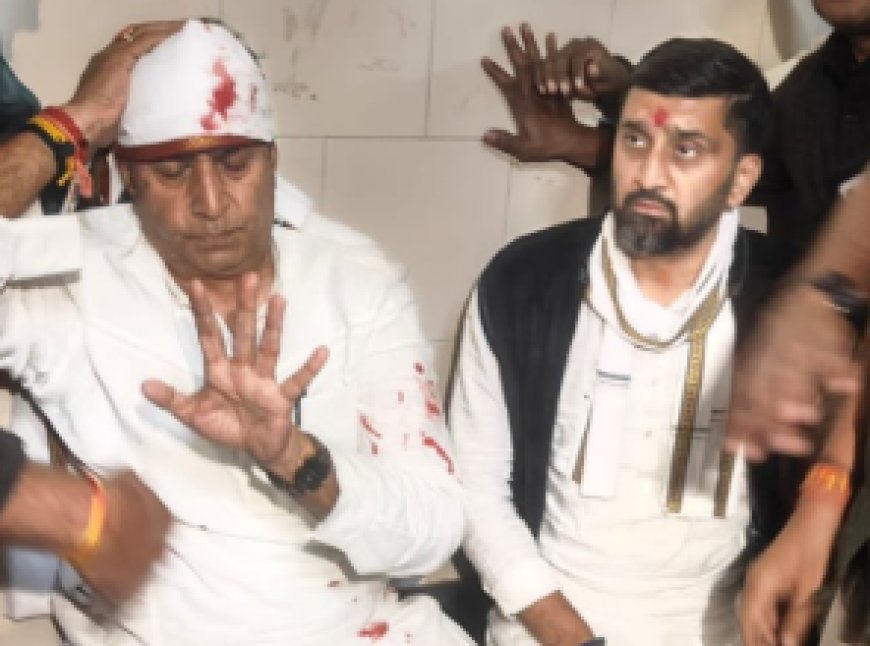 पूर्व गृह मंत्री अनिल देशमुख की कार पर पथराव, सिर फटा, अस्पताल में भर्ती