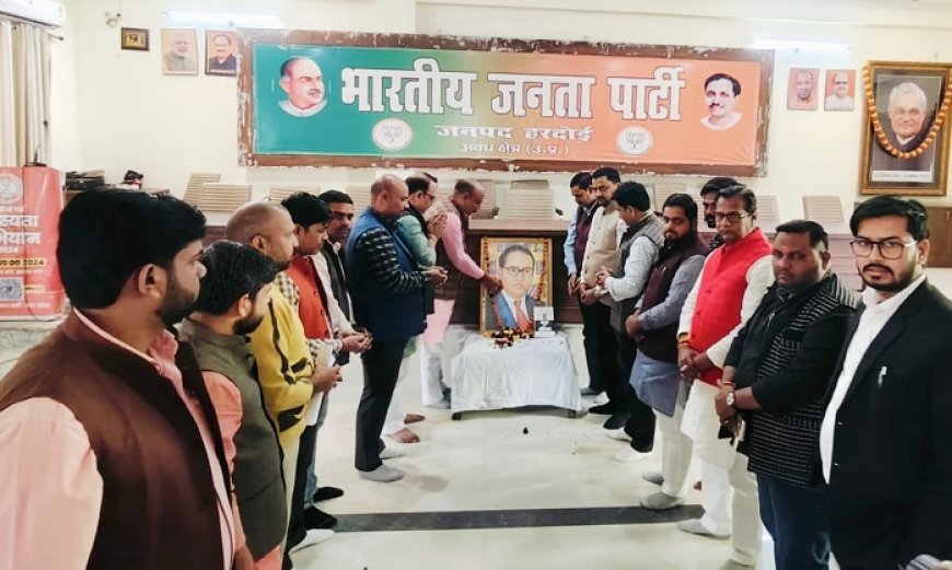 Hardoi News: कार्य पालिका, विधायिका और न्यायपालिका को उनका कर्तव्य बोध संविधान ही कराता है- अजीत सिंह बब्बन