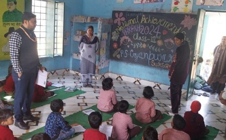 Hardoi News: जनपद के 125 विद्यालयों मे आयोजित किया गया परख राष्ट्रीय सर्वेक्षण 2024 - बेसिक शिक्षा अधिकारी