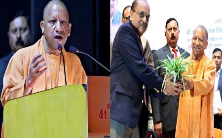 Lucknow News: संजय गांधी स्नातकोत्तर आयुर्विज्ञान संस्थान के 41 वें स्थापना दिवस समारोह में शामिल हुए मुख्यमंत्री योगी आदित्यनाथ। 