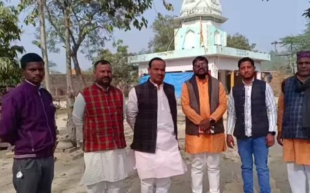 Hardoi News: टड़ियावां क्षेत्र में अवैध मस्जिद व मजार के विरोध में विश्व हिंदू परिषद  सहित कई हिंदू संगठन आक्रोशित। 