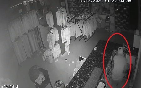 Bijnor News: पुलिस चौकी से चंद कदमो की दूरी पर शोरूम में लाखों की चोरी।