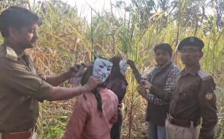 Bijnor News: गुलदार से बचाव के उपाय- सुरक्षात्मक उपायों के रूप में मुखोटे वितरित किए गए।