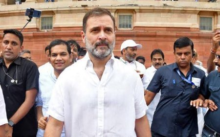 Political News: प्रभात पांडे के पिता से राहुल गांधी ने फोन पर की बात, जताया दुख। 