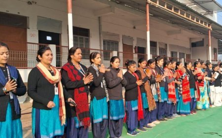 हरदोई: वन्देमातरम के 150 वर्ष- श्री डालसिंह मेमोरियल स्कूल के लगभग 1800 बच्चों ने एक साथ गाया वंदे मातरम गीत