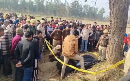 Bijnor News: पेड़ से लटका मिला युवक का शव गांव में फैली सनसनी बिजनौर के हिमपुर दीपा थाना क्षेत्र का मामला। 