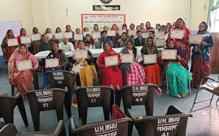 Mau News: मऊ में 97 आशाओं का चयन, प्रशिक्षण जारी।