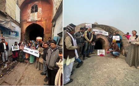 Agra News: शाही हम्माम, छिपी टोला, आगरा पर आयोजित विरासत विदाई वॉक, ऐतिहासिक धरोहरों के प्रति समाज और प्रशासन को किया जागरूक। 