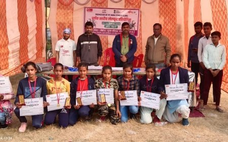 Hardoi News: ब्लॉक पिहानी और बावन में हुई ब्लॉक स्तरीय खेलकूद प्रतियोगिता। 