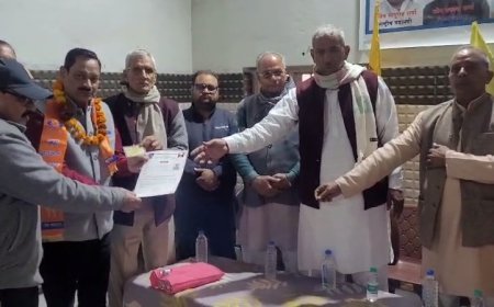 Deoband News: ब्रह्मा समर्पित ब्राह्मण महासभा की इकाई का गठन करने देवबंद पहुंचे राष्ट्रीय अध्यक्ष पंडित नानक चंदशर्मा। 