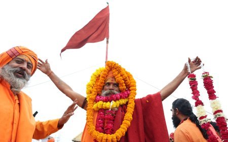 प्रयागराज महाकुम्भ में बिखरी सनातन की छटा, महाकुम्भ क्षेत्र में दो और संन्यासी अखाड़ों की धर्म ध्वजा हुई स्थापित