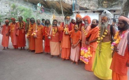 महाकुम्भ 2025: सनातन धर्म की अलख जगाने  प्रयागराज महाकुम्भ आ रही है पवित्र छड़ी यात्रा।