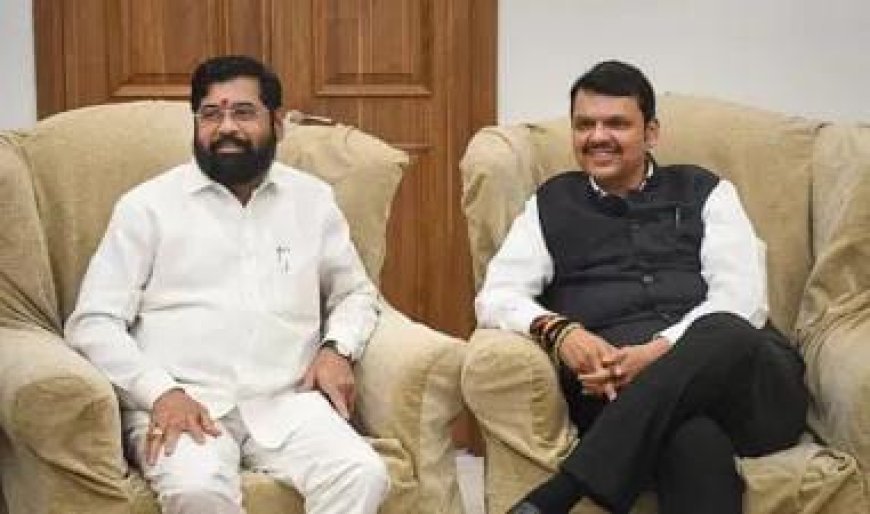 Political News: फडणवीस और एकनाथ शिंदे के बीच हो गई सुलह, डिप्टी सीएम के लिए मान गए शिंदे।